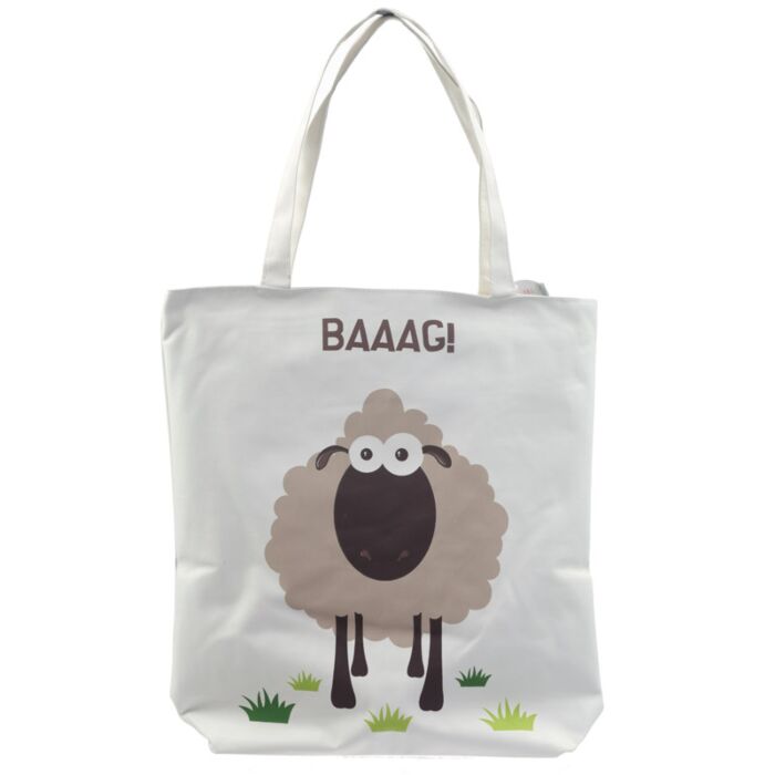 Bolsa de Algodão BAAAG Sheep com fecho