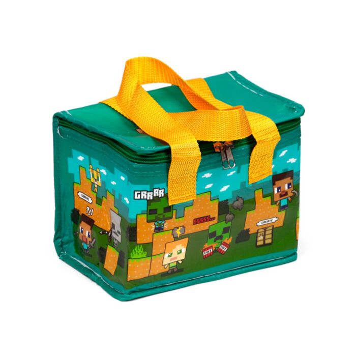 Lancheira RPET Minecraft Steve & Alex