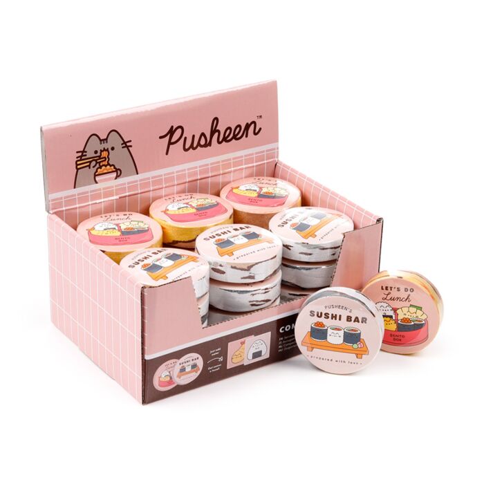 Toalha comprimida Pusheen the Cat Sushi Club