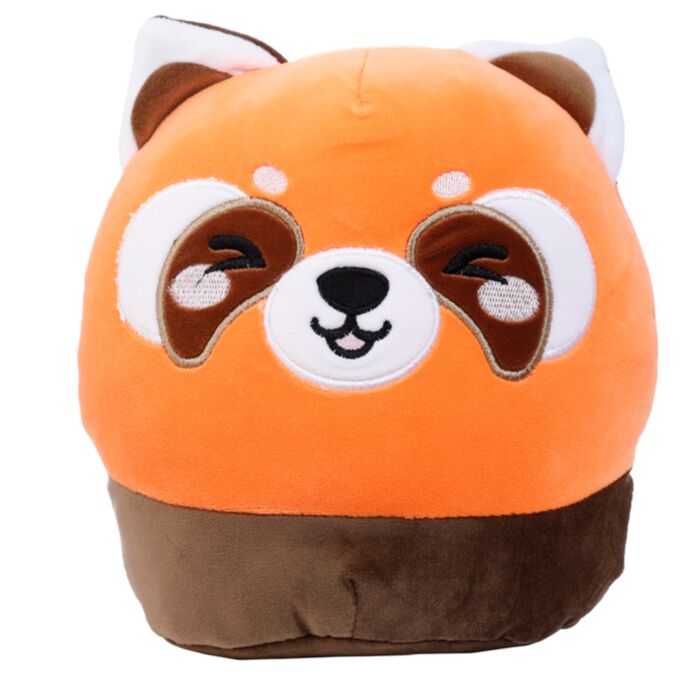 Brinquedo Peluche Squidglys Panda Vermelho - Adoramals selvagem
