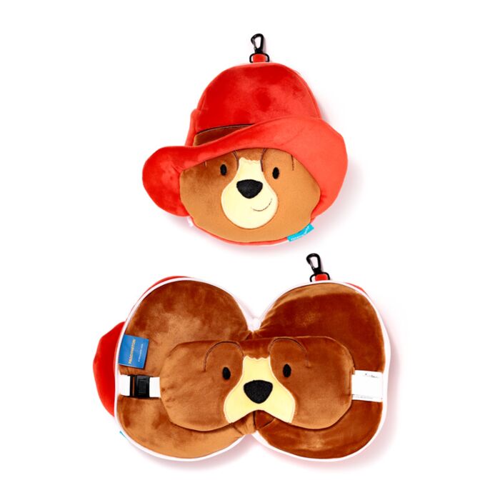 Almofada de Viagem e máscara para dormir Relaxeazzz Paddington Bear