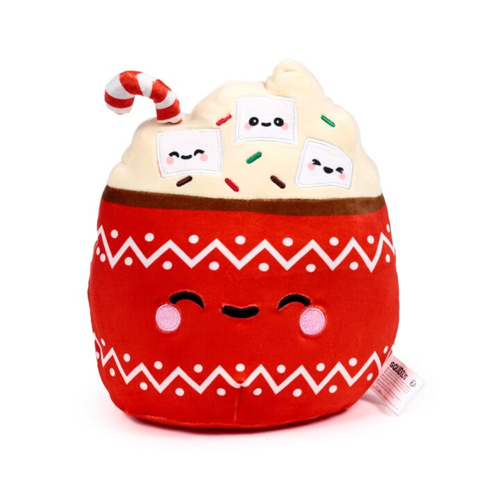 Brinquedo Fofinho Squidglys Foodiemals Aspen o Chocolate quente