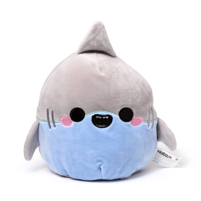 Brinquedo Peluche Squidglys Adoramals Archie o tubarão 