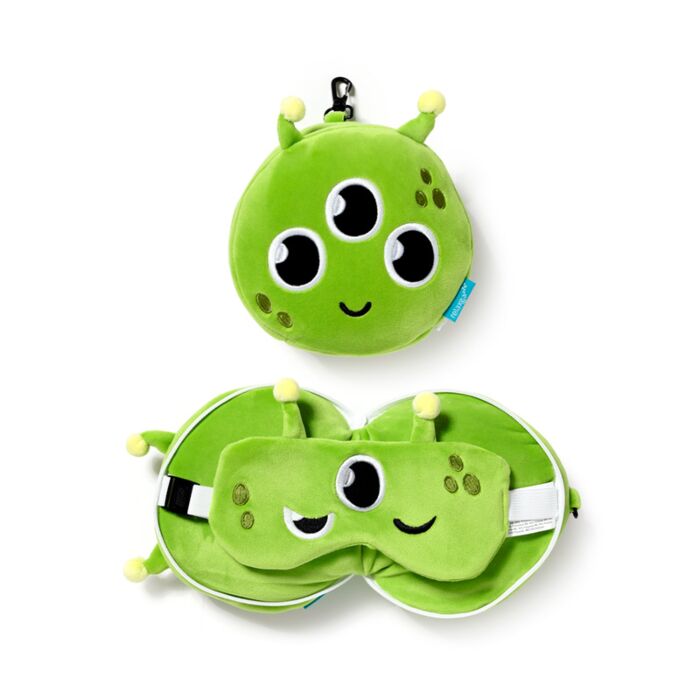 Almofada de Viagem e máscara para dormir Relaxeazzz Astronauta do Espaço - Alien