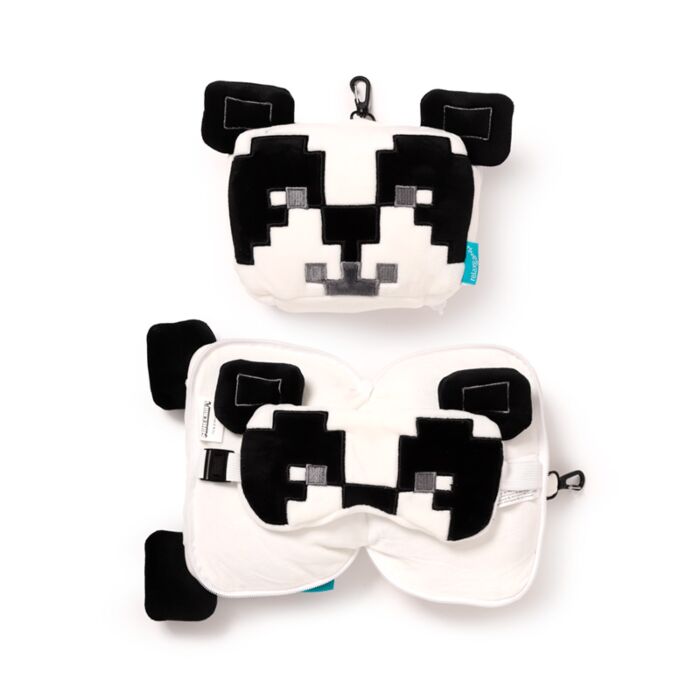 Almofada de Viagem e Máscara de Dormir Relaxeazzz Minecraft Panda