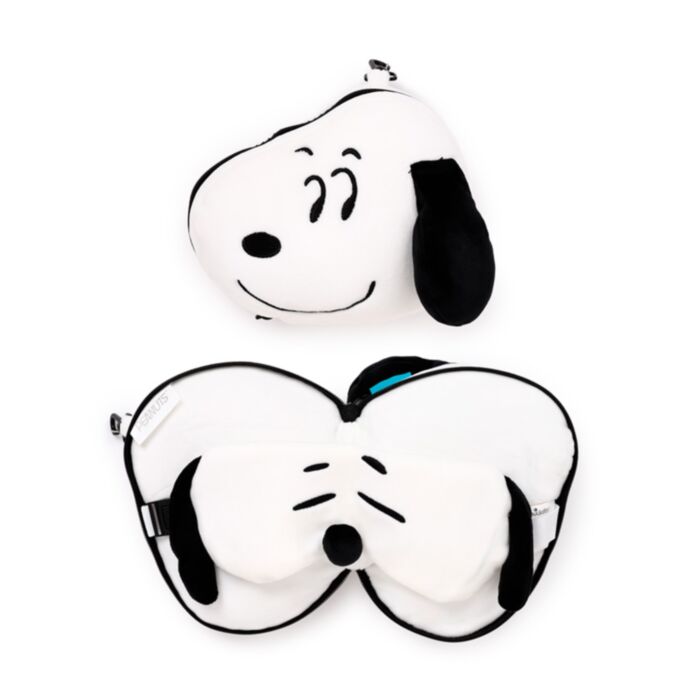 Almofada de Viagem e máscara para dormir Relaxeazzz Peanuts Snoopy