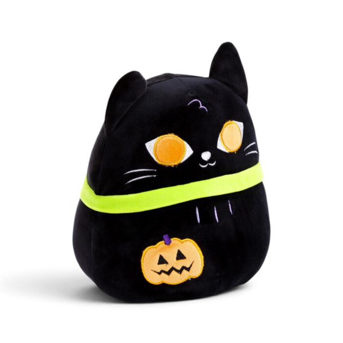 Brinquedo Peluche Squidglys Spooky Gato Preto 