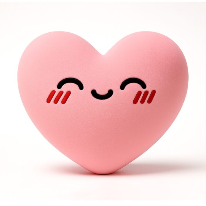 Brinquedo Fofinho Squidglys J'Adoramals Heart Coração Rosa