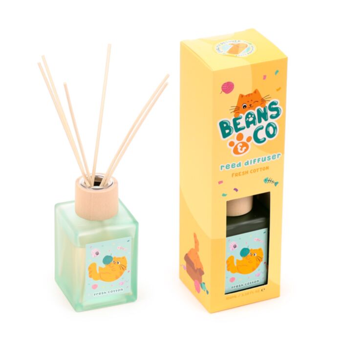 Difusor de fragrância Mikado 100ml Algodão fresco Beans & Co