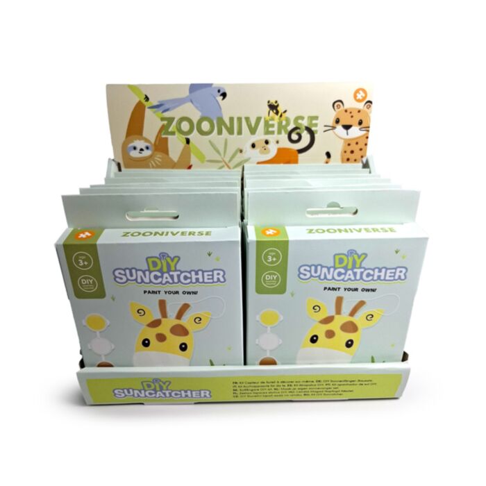 Pinte o seu próprio apanhador de sol DIY Zooniverse Girafa