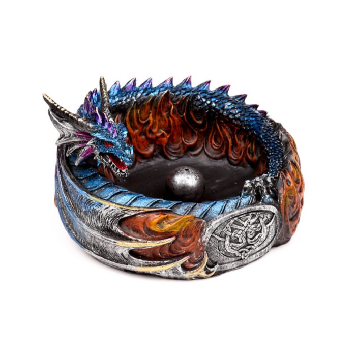 Queimador de paus de incenso e cones Dragão Dark Legends Círculo de Fogo