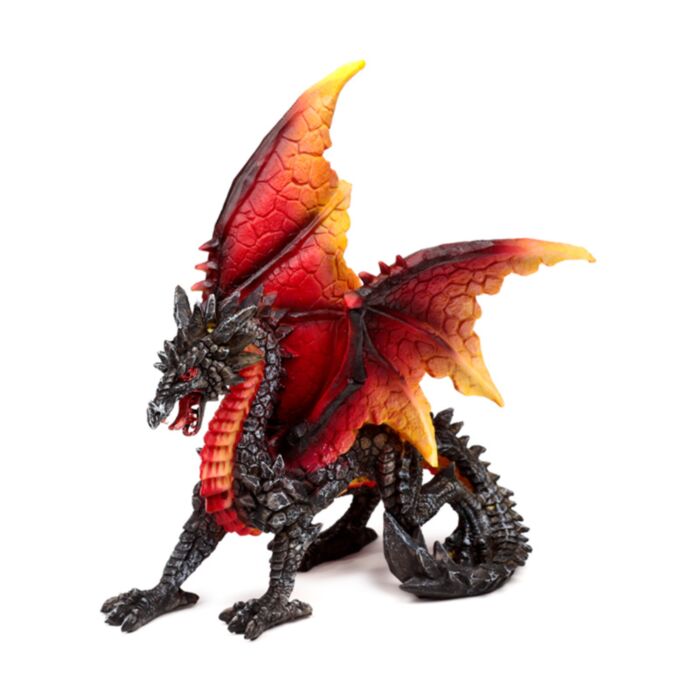 Dark Legends Protetor da Noite Dragão de Fogo Obsidiano