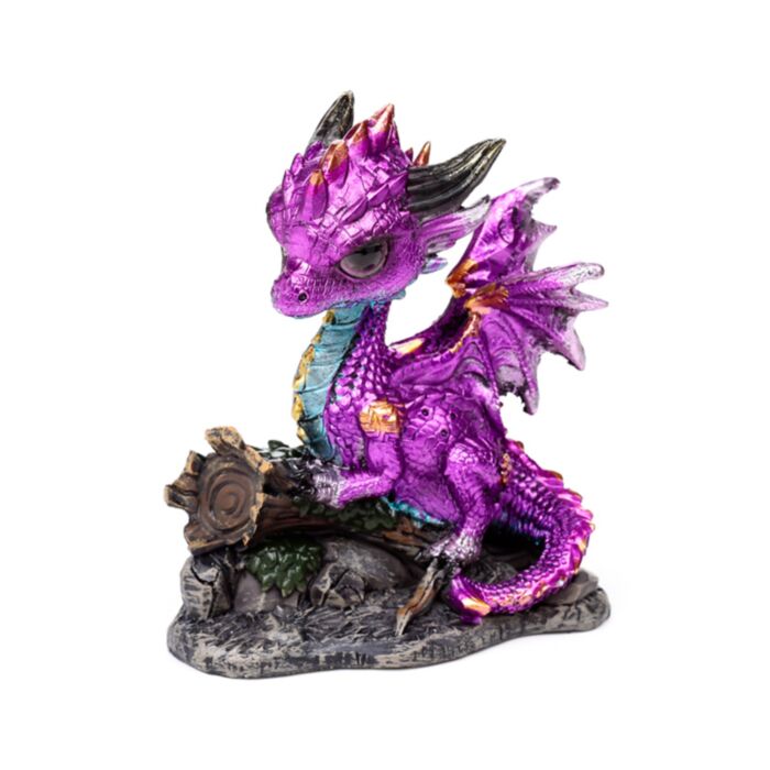 Elements Dragão da floresta ametista bebé bonito