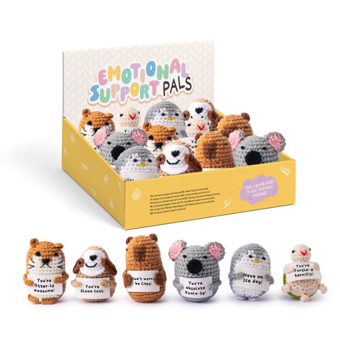 Amigo Confortinho em Crochê - Animais Mix 1