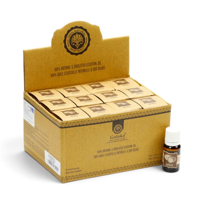 Óleo Essencial Natural 10ml Goloka Noz-moscada