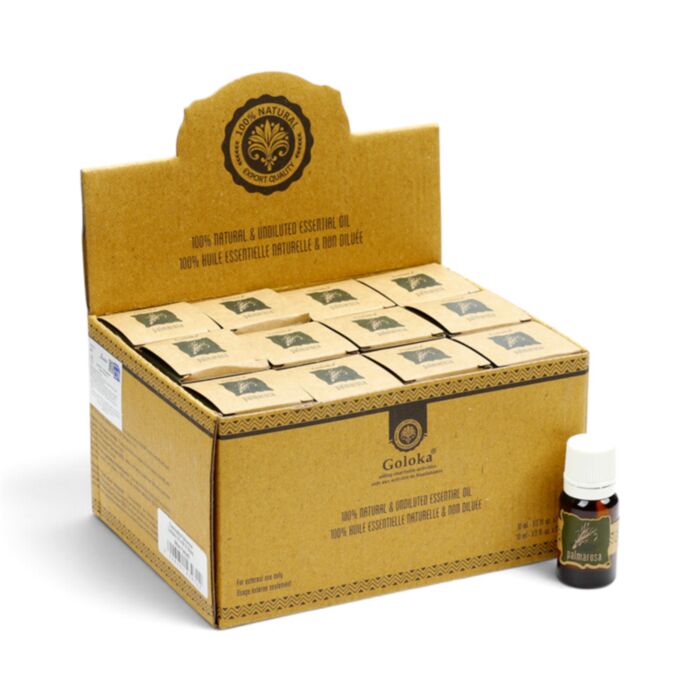 Óleo Essencial Natural 10ml Goloka Palma Rosa 