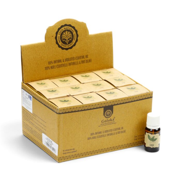 Óleo Essencial Natural 10ml Goloka Sálvia
