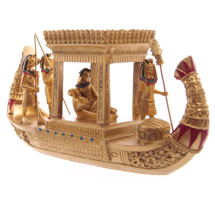 Barco Egipcio Dourado