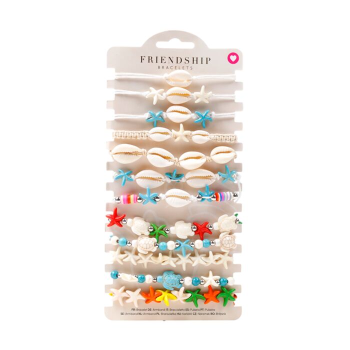Pulseiras moda fashion - Conchas e Estrelas do Mar