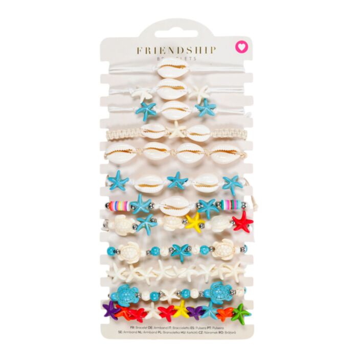 Pulseiras moda fashion - Conchas e Estrelas do Mar