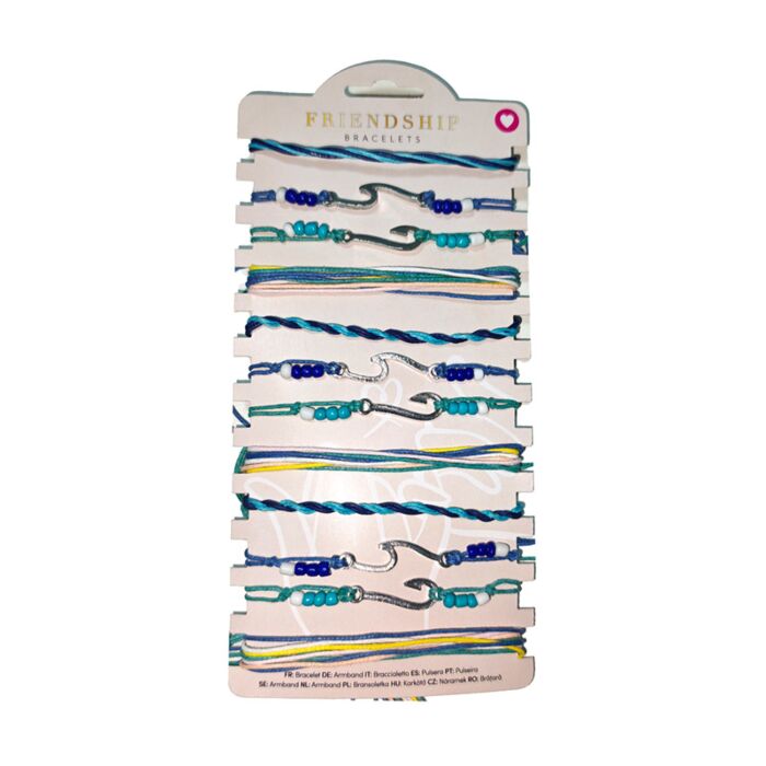 Pulseiras moda fashion - Ondas azuis