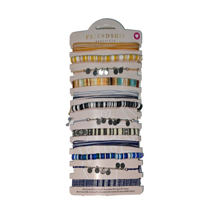 Pulseiras moda fashion - Tecido com encantos