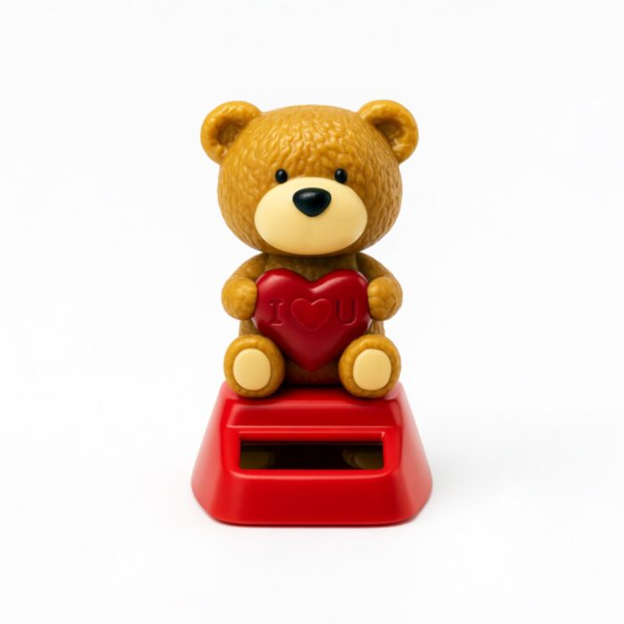 Boneco solar - Urso Amore Heart Coração I Heart U