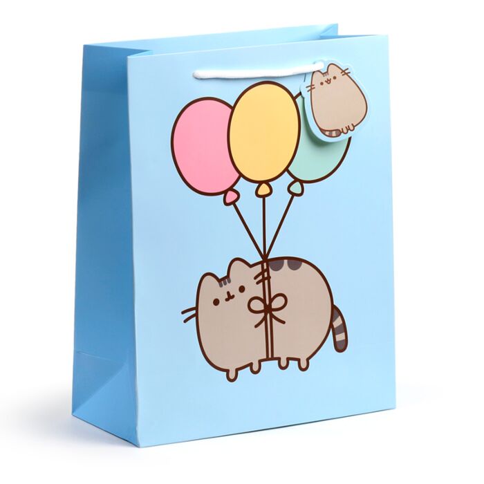 Saco para presentes Pusheen Balões - Grande