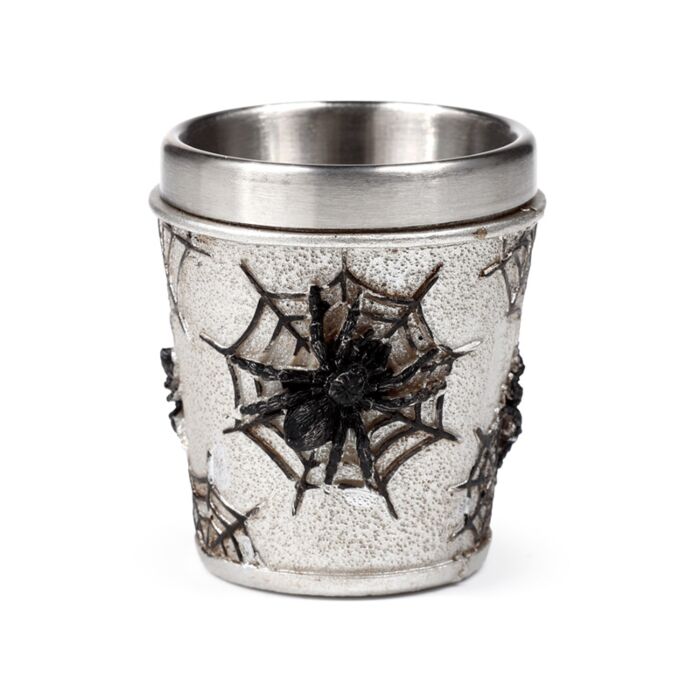 Copo de shot decorativo Teia de aranha decorativa