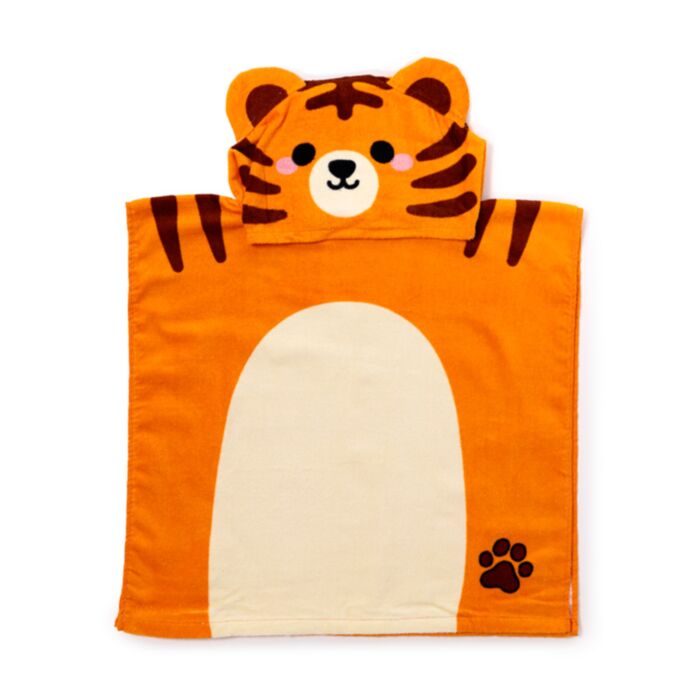 Toalha infantil com capuz Alfie o tigre Adoramals
