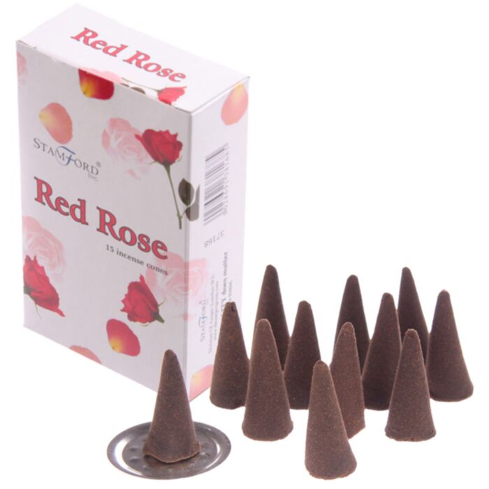 Cones de Incenso Stanford- Rosa Vermelha