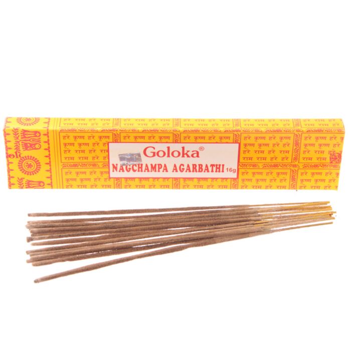 Varetas de incenso Nag Champa Goloka Agarbathi 16gr