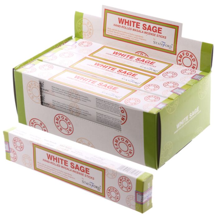 37261 incenso em varetas Stamford Masala - White Sage