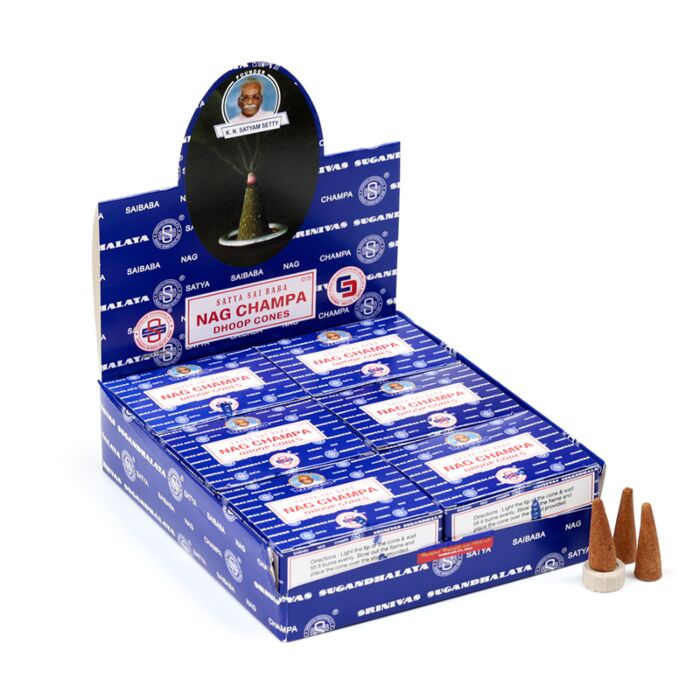 01431 Cones de Incenso - Satya Sai Baba Nag Champa Dhoop