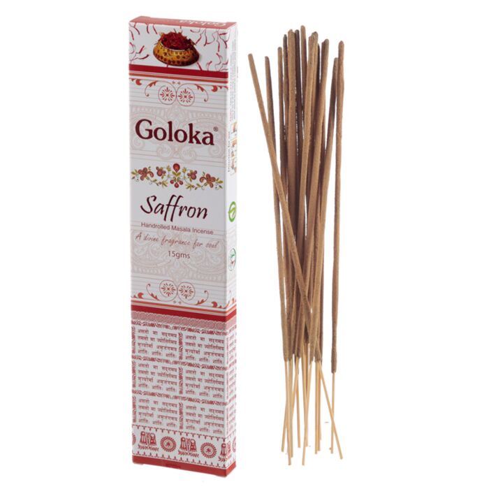 Paus de Incenso Goloka Masala - Açafrão