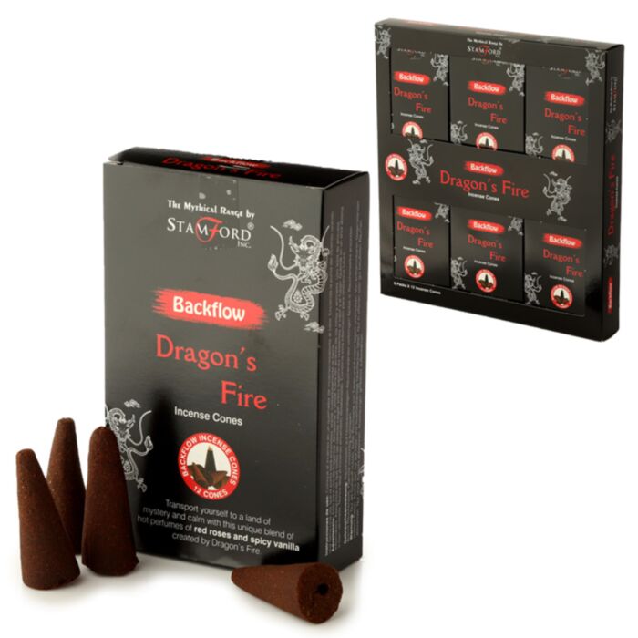 37482 Cones de Incenso Refluxo Stamford - Fogo de Dragão