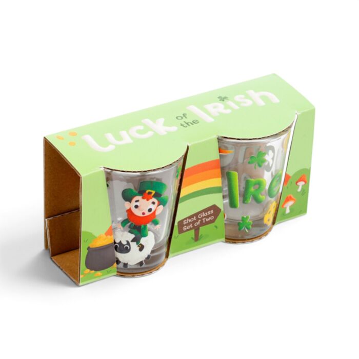 Conjunto de 2 copos para shot's (50ml) Irlanda Anão da Sorte
