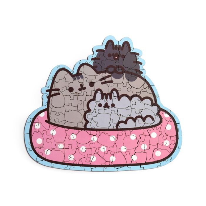 Puzzle com 130 peças forma Pusheen Core