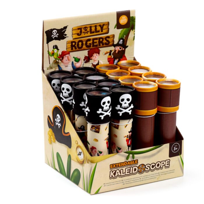 Caleidoscópio Piratas Jolly Rogers 