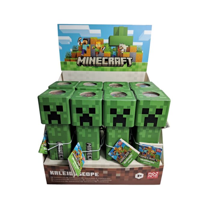 Caleidoscópio moldado Minecraft Creeper