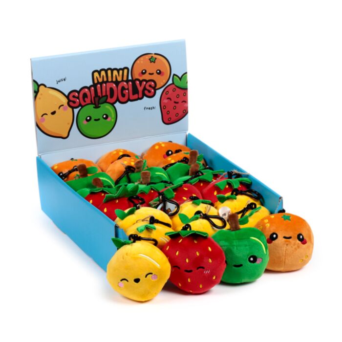 Porta-chaves de pelúcia Squidglys Foodiemals Frutas
