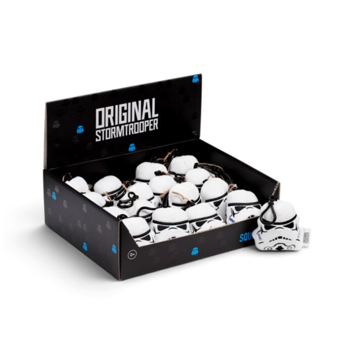 Mini Porta-chaves de pelúcia Squidglys The Original Stormtrooper