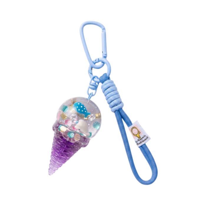 Porta-chaves com líquido para mala QuirKeys Gelado