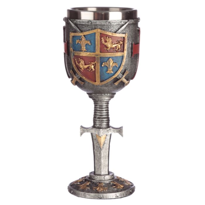Cálice Decorativo - Espada e Brasão de Armas