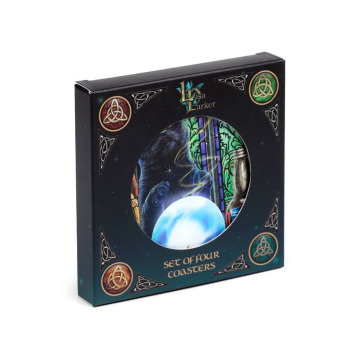 Lisa Parker Gatos Mágicos (Novo 2025) - set de 4 bases para copos 