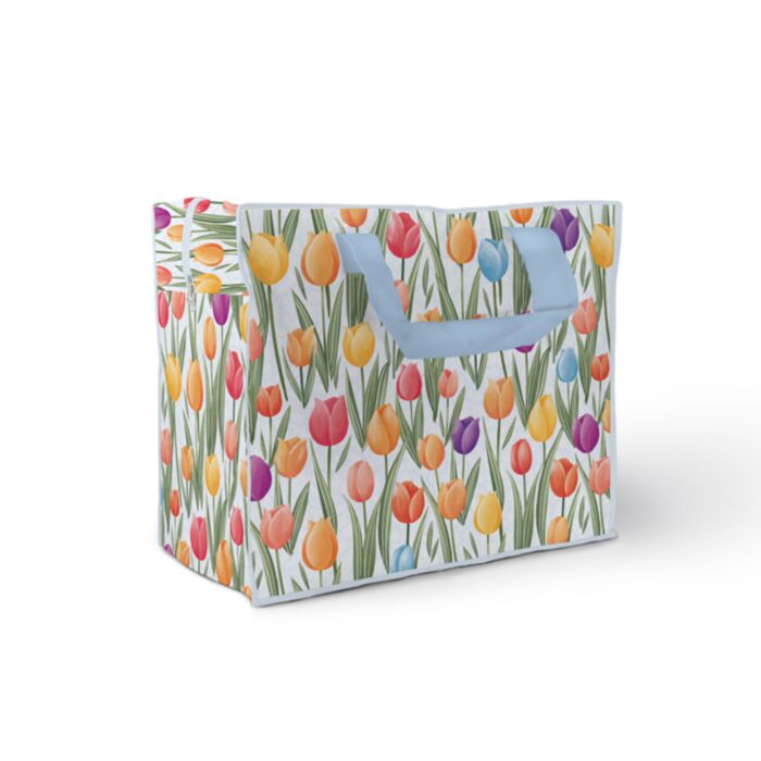 Saco de armazenamento com Zip Tulipas
