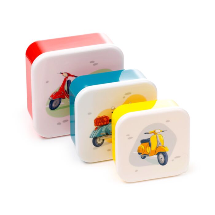 Set de 3 tuppers M/L/XL Scooter
