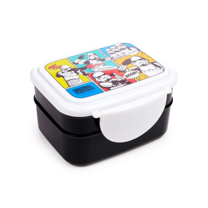 Lancheira Bento com fecho clip e talheres  - The Original Stormtrooper 