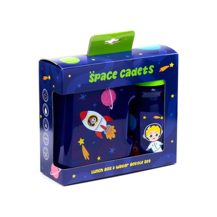 Conjunto de lancheira e garrafa de água Cadete do Espaço