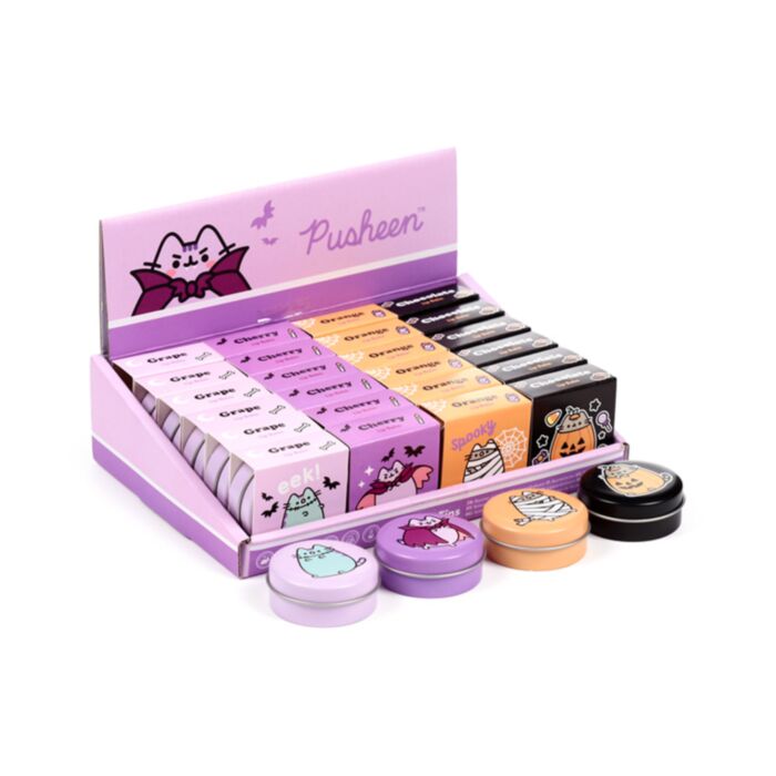 Bálsamo Labial em Lata - Pusheen Halloween